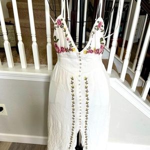 Forever 21 Floral Sundress w/ Spaghetti Straps